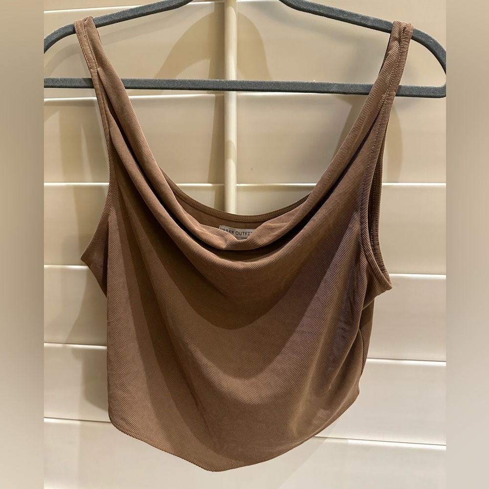 NWOT Urban Outfitters Cowl Neck Crop Tank Top
